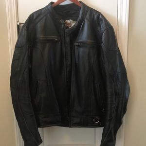 Men’s Leather Harley Davidson Riding Jacket
